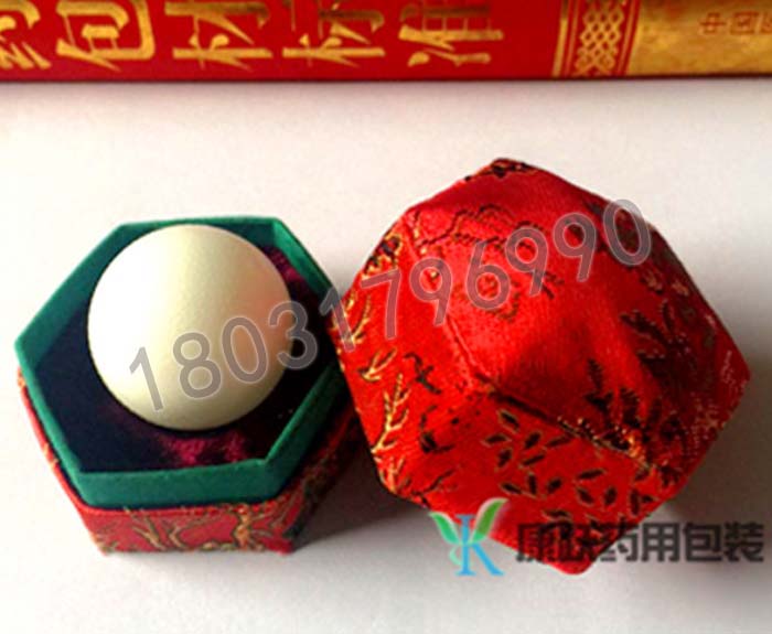 安宮六角錦鍛盒